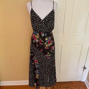 🌺HP🌺. LIKELY Saige Flower- Polka Dot Midi Dress sz 2